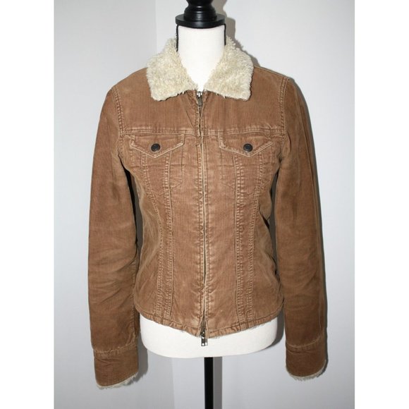 Abercrombie & Fitch Jackets & Blazers - Abercrombie & Fitch Authentic Quality Women's M Corduroy Bomber Jacket Brown